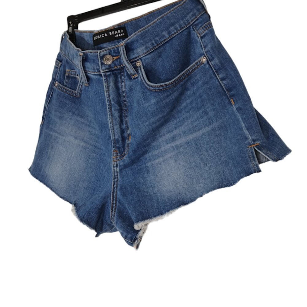 Veronica Beard Timmi Cut-Off High Rise Denim Shorts, in size 28/6